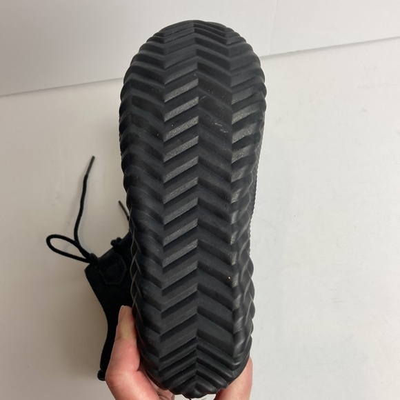 SOREL NWT Out N About Waterproof Boots Black Gold Lace Up Sz 6 Waterproof Winter - Picture 14 of 16